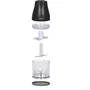 Livoo LIV1713288613177 Picadora 300 ml 400 W 1 Velocidad Turbo 2 Cuchillas Acero Inoxidable Negro