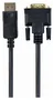 Gembird Cable DisplayPort (24+1) a DVI-D 3m Negro