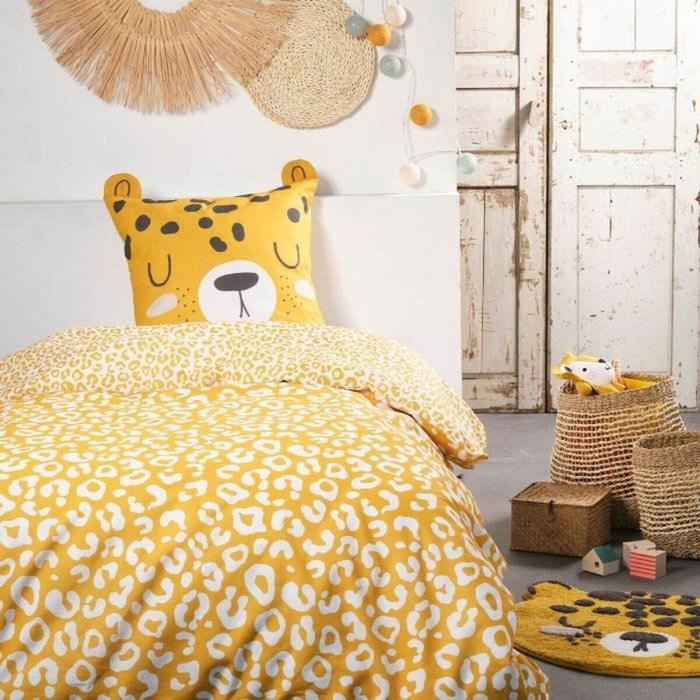 Today Ropa de cama infantil Funny, estampado de leopardo, 140x200 cm Today Ropa de cama infantil Funny, estampado de leopardo, 140x200 cm