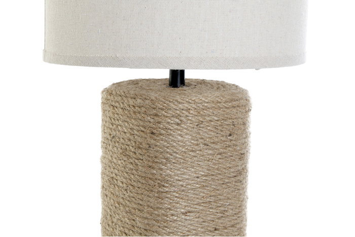 DKD Home Decor Lámpara de sobremesa Cuerda Dolomite Marrón DKD Home Decor Lámpara de sobremesa Cuerda Dolomite Marrón