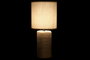 DKD Home Decor Lámpara de sobremesa Cuerda Dolomite Marrón