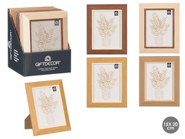 Giftdecor Portafotos Relieve 15x20 cm Surtidos (Set de 24)