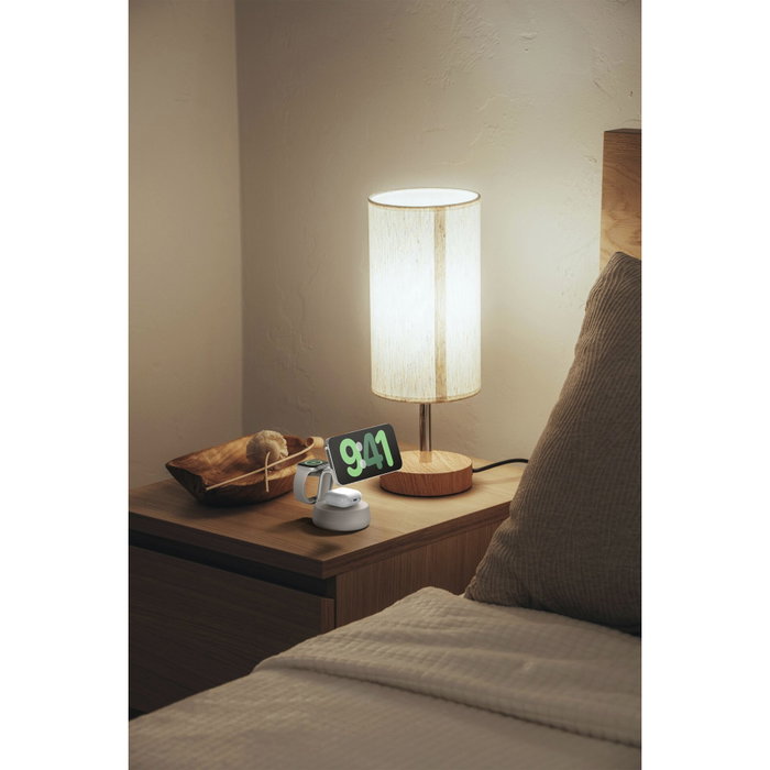 Belkin UltraCharge Pro 25W Qi2 Estación de Carga Magnética 3 en 1 Blanco