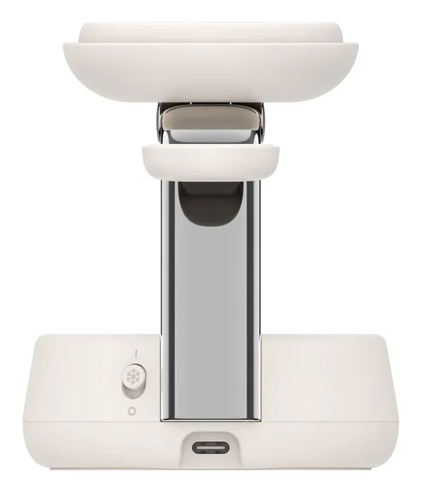 Belkin UltraCharge Pro 25W Qi2 Estación de Carga Magnética 3 en 1 Blanco