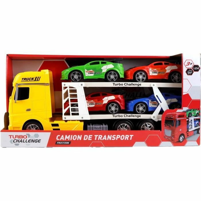 Turbo Challenge Camión de Transporte Vehículos de Intervención 1/24 Color Aleatorio Turbo Challenge Camión de Transporte Vehículos de Intervención 1/24 Color Aleatorio