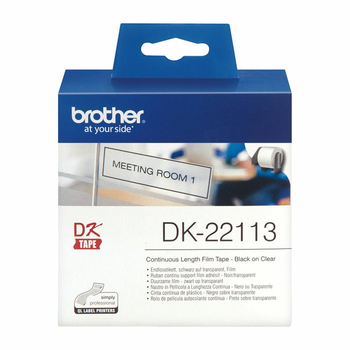 Brother DK-22113 Cinta Continua Transparente 62 mm x 15,24 m