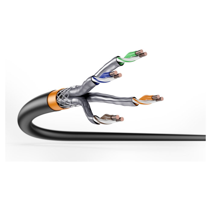 Digitus Cable de datos CAT.7 S/FTP de 100 m para instalación subterránea