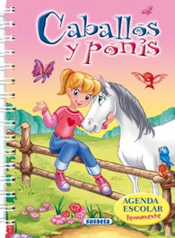 SUSAETA EDICIONES Agenda escolar permanente caballos y ponis