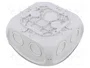 HENSEL DK-0606-GZ Caja de conexiones ENYCASE® gris