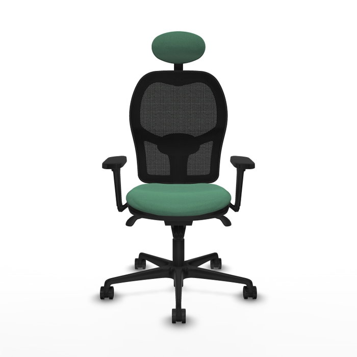 PIQUERAS Y CRESPO Silla de oficina Jorquera Verde Esmeralda y Negro