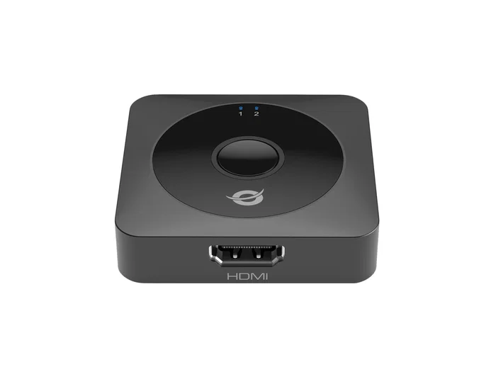 Conceptronic SELENE01B - Switch HDMI 2.0 Bidireccional 2x1 con Resolución 4K Ultra HD a 60Hz - Negro