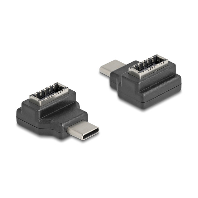 DeLOCK 67235 Adaptador USB Type-C macho a USB Type-E hembra 10 Gbps negro DeLOCK 67235 Adaptador USB Type-C macho a USB Type-E hembra 10 Gbps negro
