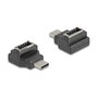DeLOCK 67235 Adaptador USB Type-C macho a USB Type-E hembra 10 Gbps negro