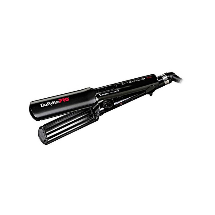 Babyliss Plancha para frisar 38 mm Crimping Iron con EP Technology 5.0 y placas flotantes Babyliss Plancha para frisar 38 mm Crimping Iron con EP Technology 5.0 y placas flotantes
