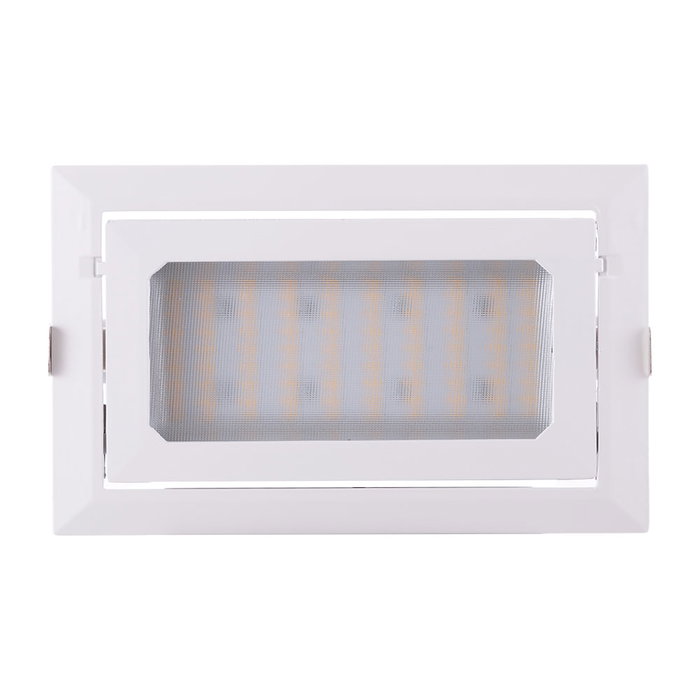 Foco Downlight LED Rectangular Orientable 40W 6600Lm 4000K Blanco Natural