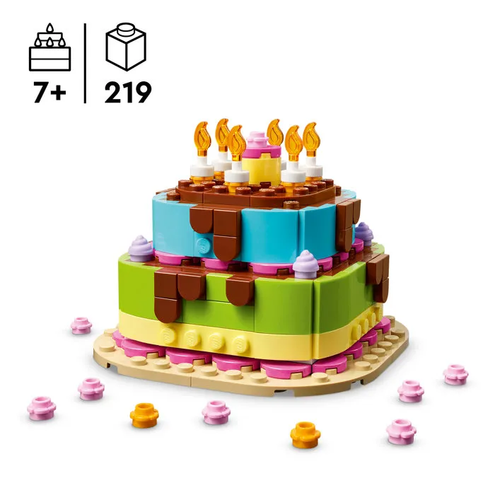 LEGO Pastel de Fiesta de Cumpleaños LEGO Pastel de Fiesta de Cumpleaños
