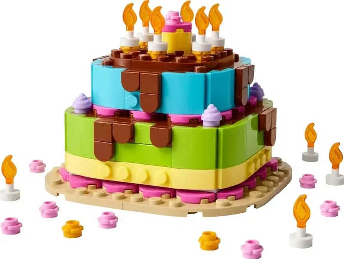 LEGO 40815 Seasonal Geburtstagstorte Set de Construcción