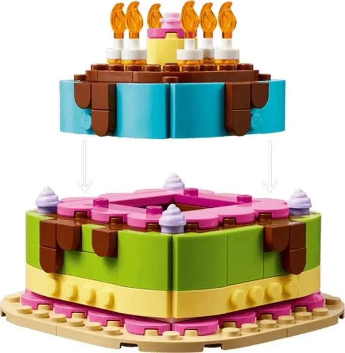 LEGO 40815 Seasonal Geburtstagstorte Set de Construcción