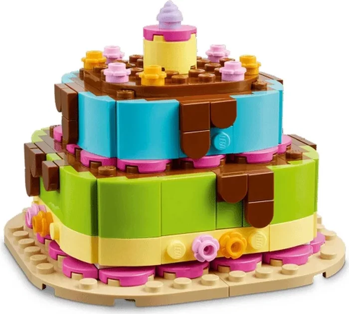 LEGO 40815 Seasonal Geburtstagstorte Set de Construcción