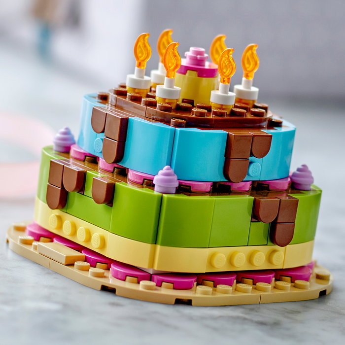 Lego Pastel de Fiesta de Cumpleaños 40815 Set de Construcción +7 años