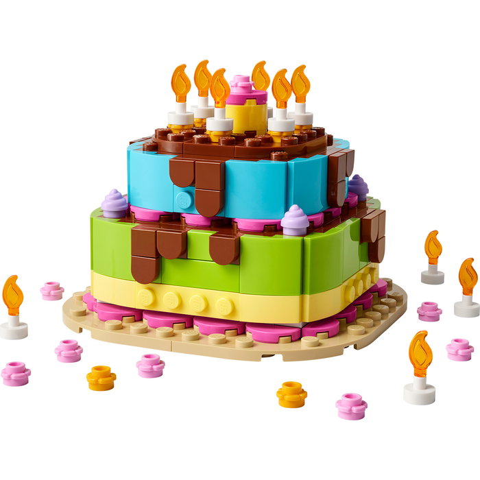 Lego Pastel de Fiesta de Cumpleaños 40815 Set de Construcción +7 años