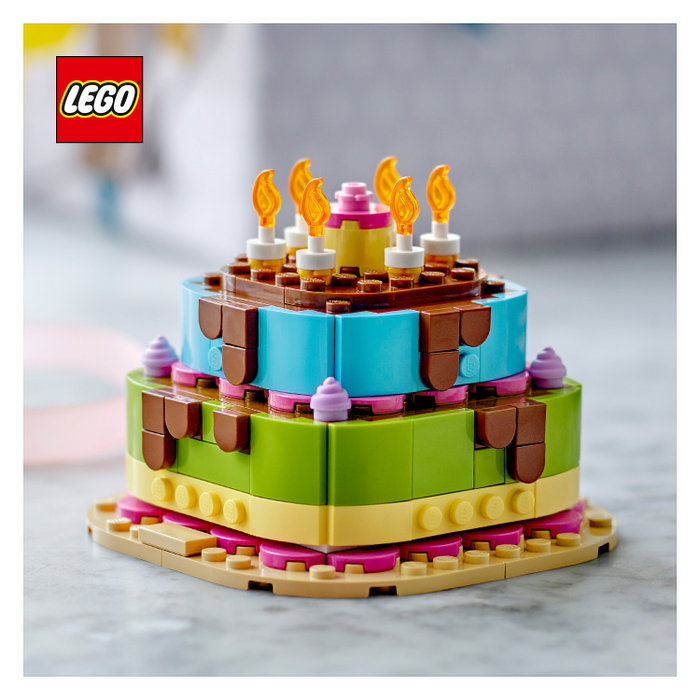 LEGO Pastel de Fiesta de Cumpleaños LEGO Pastel de Fiesta de Cumpleaños