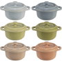 Staub Mini Cocotte Set 6-pcs. redondo, cerámica, multicolor