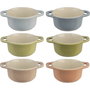 Staub Mini Cocotte Set 6-pcs. redondo, cerámica, multicolor