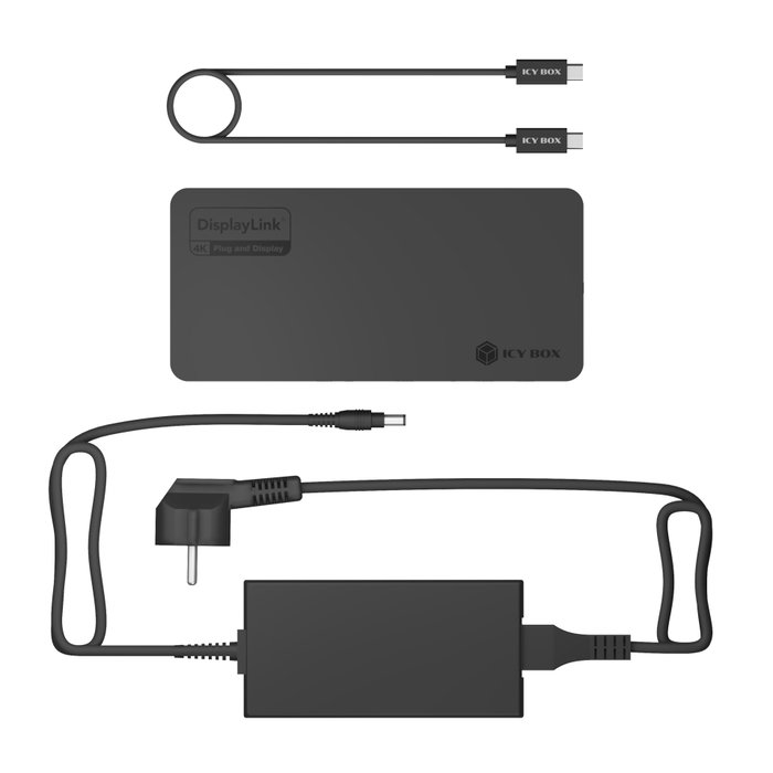 ICY BOX Heart Dock 2255 11-en-1 Docking Station USB-C