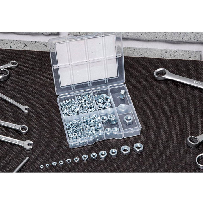 Black+Decker Surtido de Tuercas 270 Piezas M3 M4 M5 M6 M8 M10 Black+Decker Surtido de Tuercas 270 Piezas M3 M4 M5 M6 M8 M10