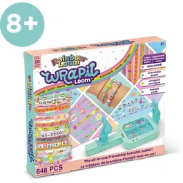 Rainbow Loom Kit para hacer pulseras de la amistad, 648 piezas, 20 proyectos DIY - RAI3701405831011