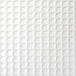 Faura Rollo de Malla Ligera Cadrinet Blanco, Cuadro 4.5 x 4.5 mm, Polipropileno Termosoldado, 1 Unidad x 25 Metros