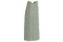 DKD Home Decor Jarrón de Gres Hoja Verde Menta 50x21x10 cm