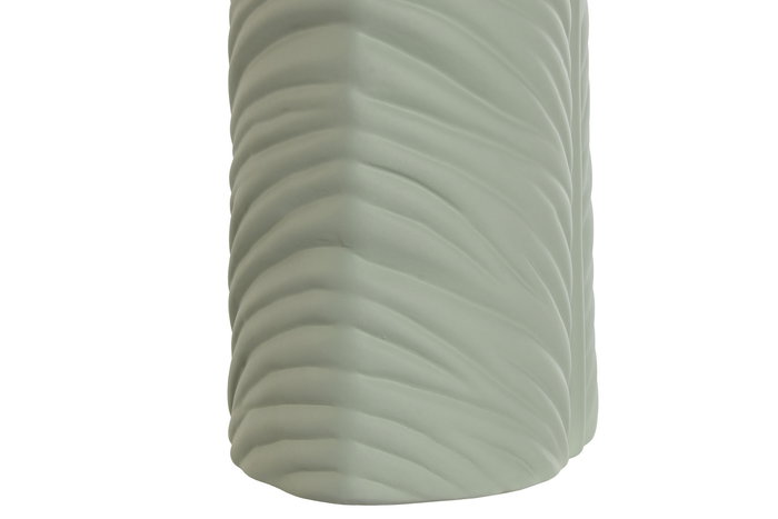 DKD Home Decor Jarrón Tropical Verde Menta Gres 10 x 50 x 21 cm