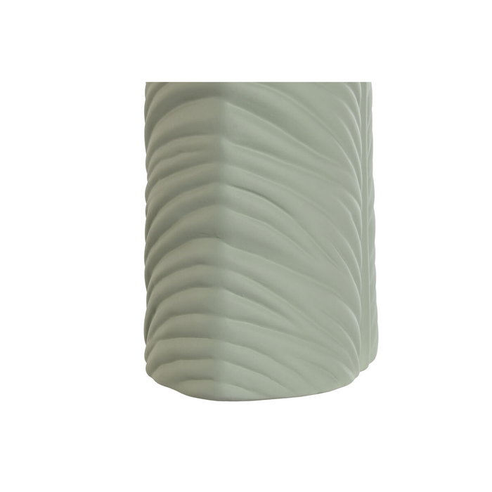 DKD Home Decor Jarrón de Gres Hoja Verde Menta 50x21x10 cm DKD Home Decor Jarrón de Gres Hoja Verde Menta 50x21x10 cm