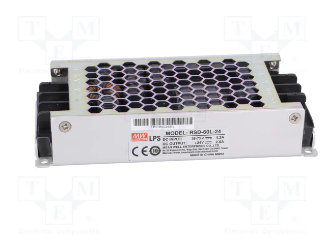 MEAN WELL RSD-60L-24 Convertidor DC/DC 60W 24VDC