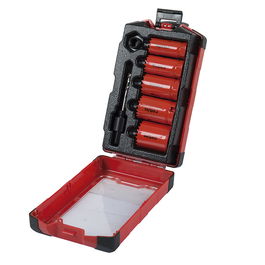 Ehlis Estuche Sierras Corona Bimetal Ratio 7 Piezas Acero Diente Variable