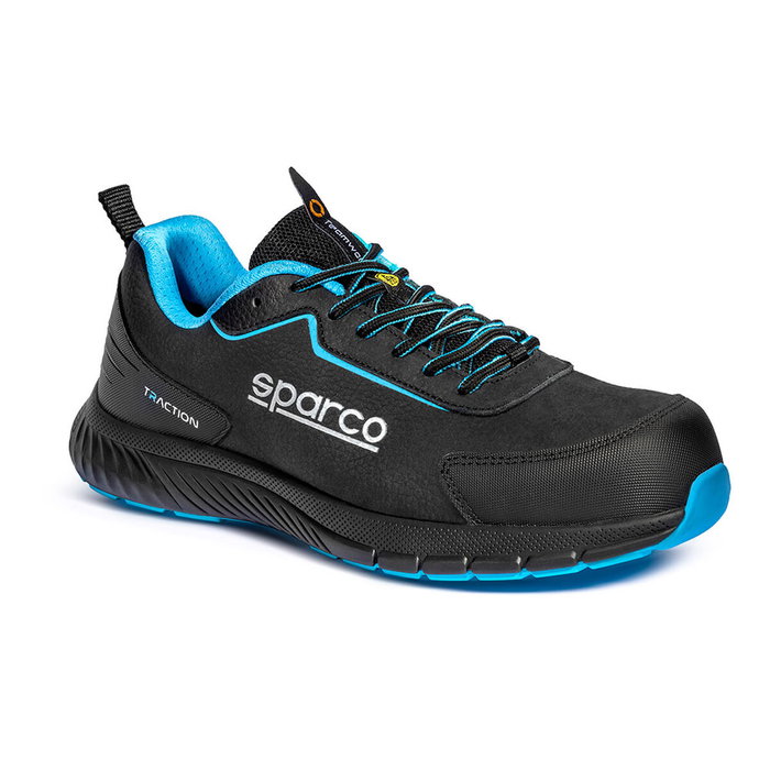 Sparco Traction Nubuck Takuma Negro/Celeste Talla 43 Sparco Traction Nubuck Takuma Negro/Celeste Talla 43