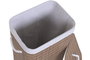 DKD Home Decor Cesta de Ropa de Bambú Marrón