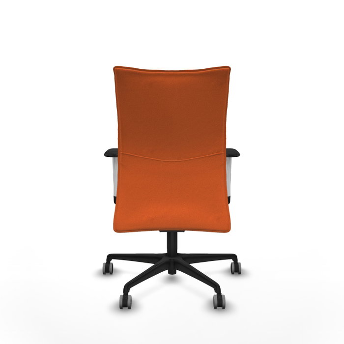PIQUERAS Y CRESPO Silla Albacete confidente con mecanismo Sincro, Tela Naranja, Brazos 1D PIQUERAS Y CRESPO Silla Albacete confidente con mecanismo Sincro, Tela Naranja, Brazos 1D