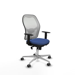 PIQUERAS Y CRESPO Silla de oficina Jorquera Azul Marino y Blanco