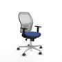 PIQUERAS Y CRESPO Silla de oficina Jorquera Azul Marino y Blanco