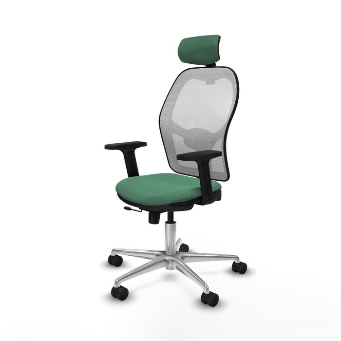 PIQUERAS Y CRESPO Silla de oficina Jorquera Verde esmeralda/Blanco PIQUERAS Y CRESPO Silla de oficina Jorquera Verde esmeralda/Blanco