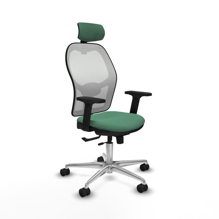 PIQUERAS Y CRESPO Silla de oficina Jorquera Verde esmeralda/Blanco PIQUERAS Y CRESPO Silla de oficina Jorquera Verde esmeralda/Blanco
