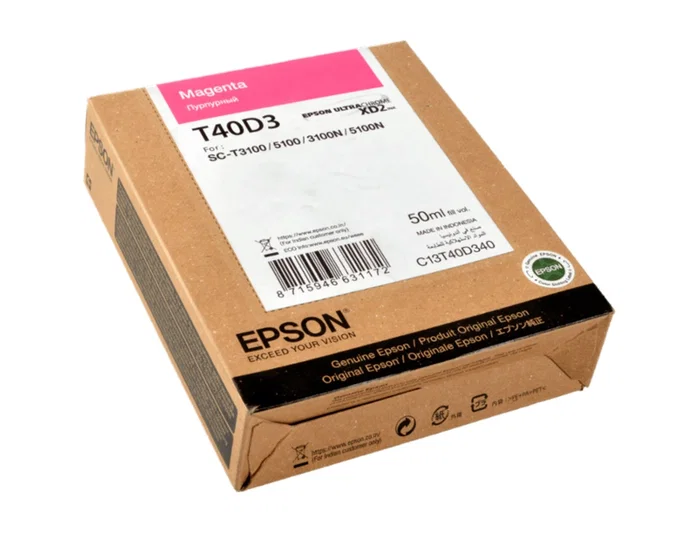 Epson UltraChrome XD2 Magenta T40D340 50ml