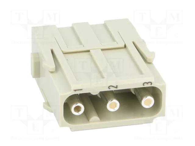 HARTING Han-Modular® Módulo Conector Macho 40A 690V 3 Pines