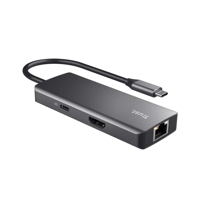 Trust Dalyx Adaptador Multipuerto 6 en 1 USB Tipo C Plata Trust Dalyx Adaptador Multipuerto 6 en 1 USB Tipo C Plata