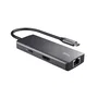 Trust Dalyx Adaptador Multipuerto 6 en 1 USB Tipo C Plata