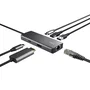 Trust Dalyx Adaptador Multipuerto 6 en 1 USB Tipo C Plata
