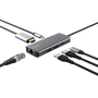 Trust Dalyx Adaptador multipuerto USB-C 6 en 1 Gris